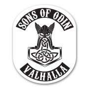 Sons Of Odin Klisterdekal