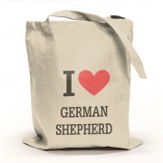 I Love German Shepherd Tygpåse
