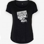 I Learned From Gaming T-shirt Dam