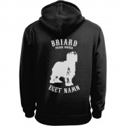 Briard Proud Owner - Eget Namn Hoodie