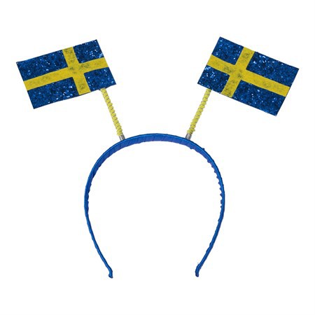 Diadem med Sverigeflaggor Diadem