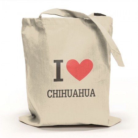 I Love Chihuahua Tygpåse