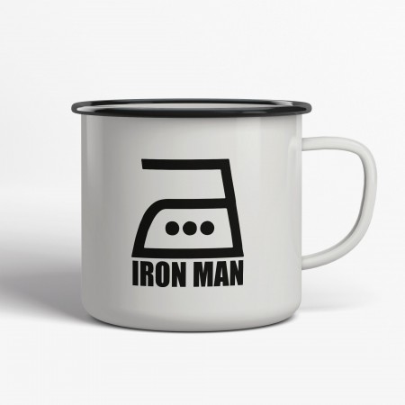 Iron Man Emaljmugg